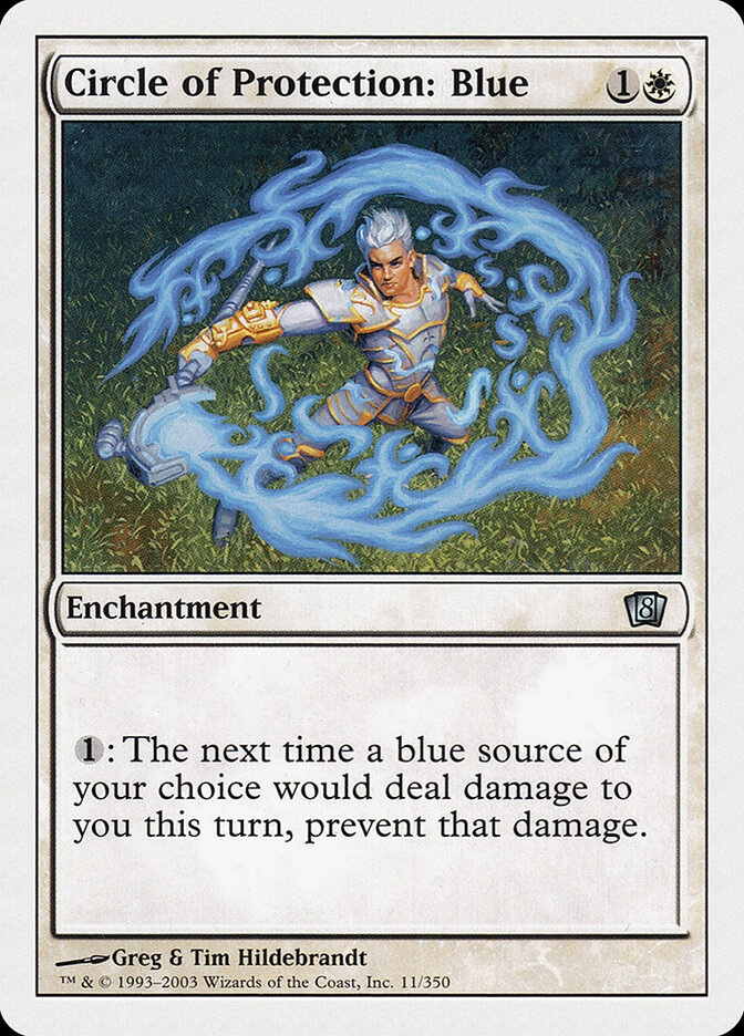 Circle of Protection: Blue card front