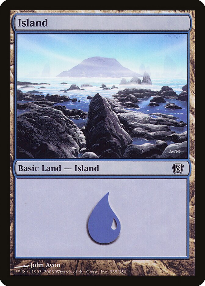 Island card front