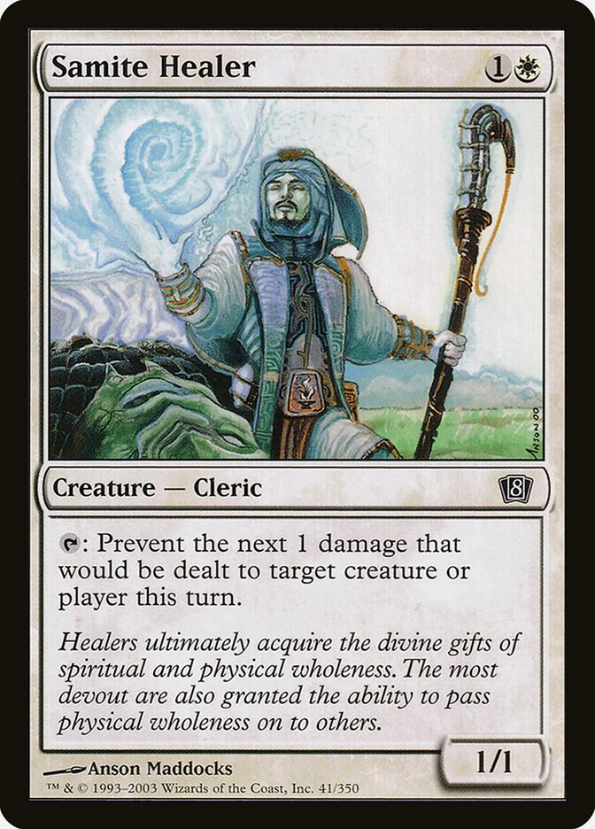 Samite Healer card front