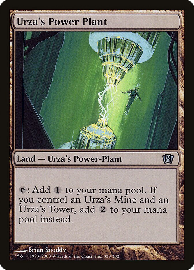 Urza's Power Plant card front