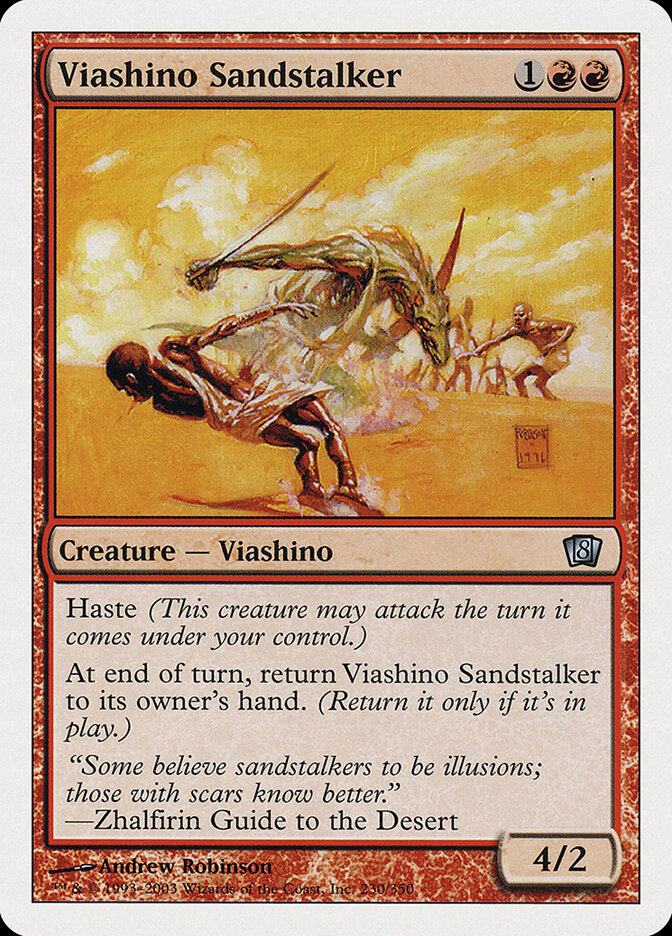 Viashino Sandstalker card front