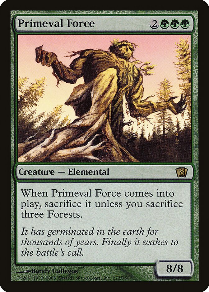Primeval Force card front