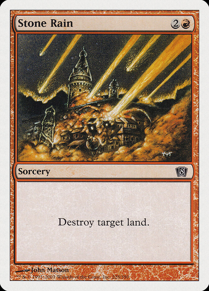 Stone Rain card front