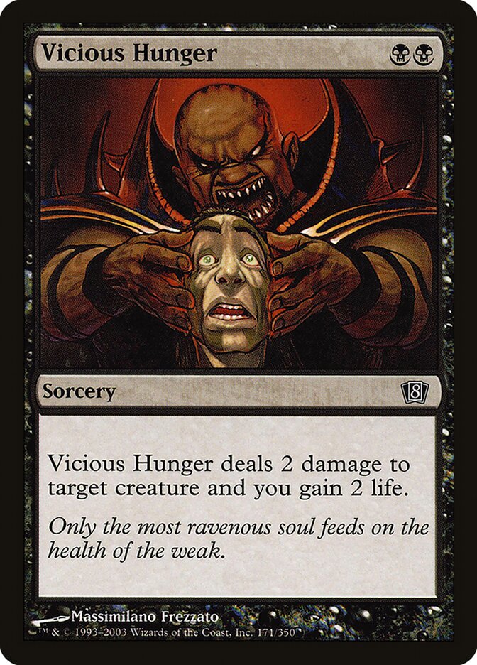 Vicious Hunger card front