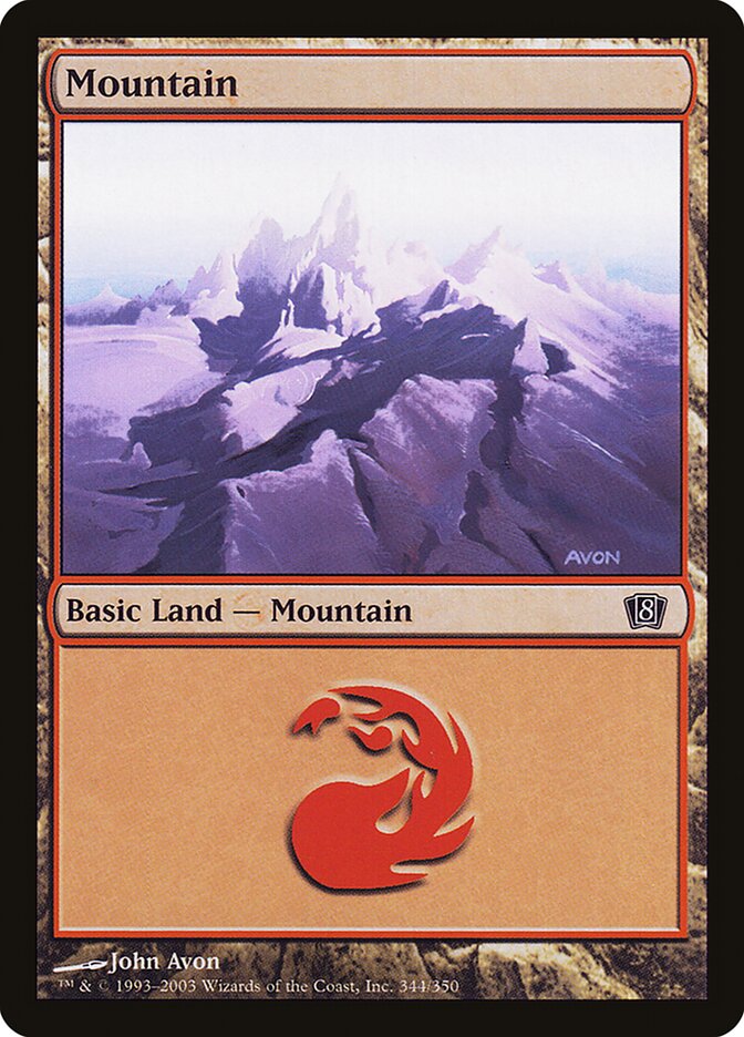 Mountain card front