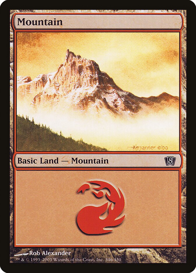 Mountain card front