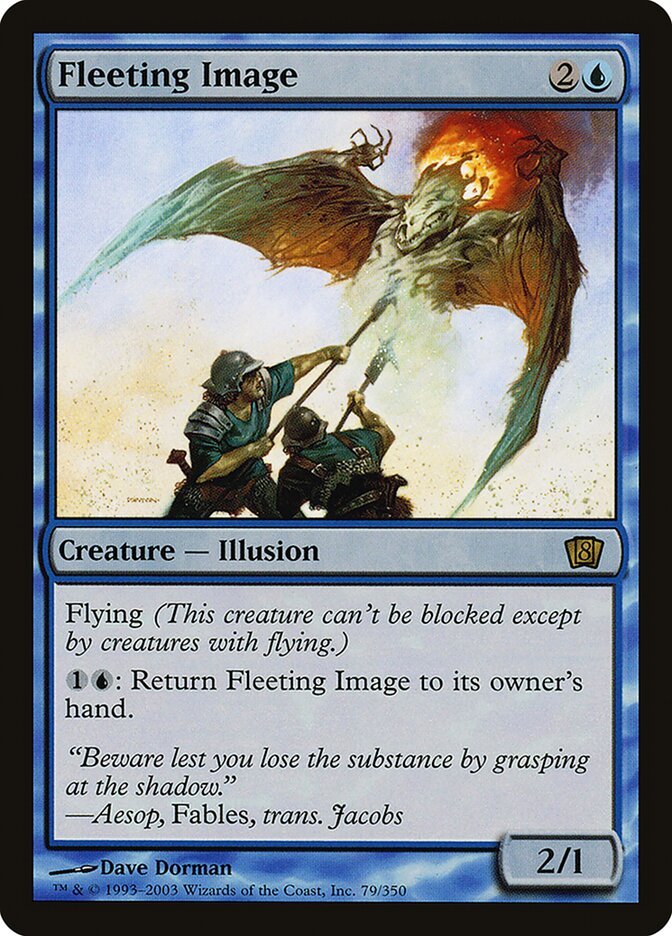 Fleeting Image card front