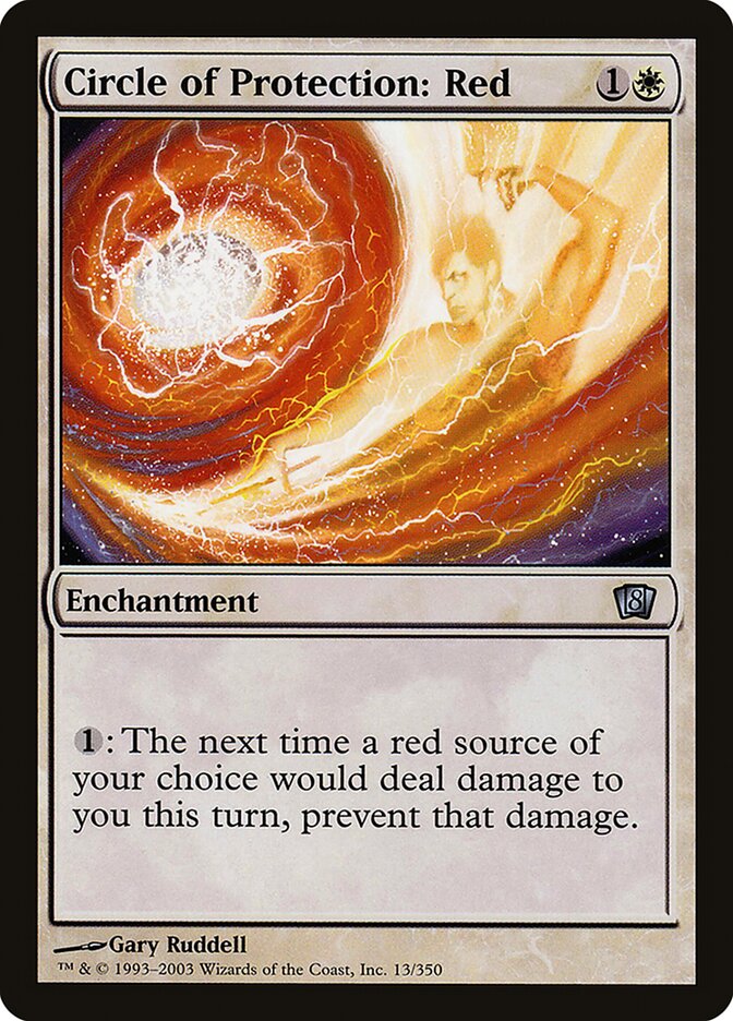 Circle of Protection: Red card front
