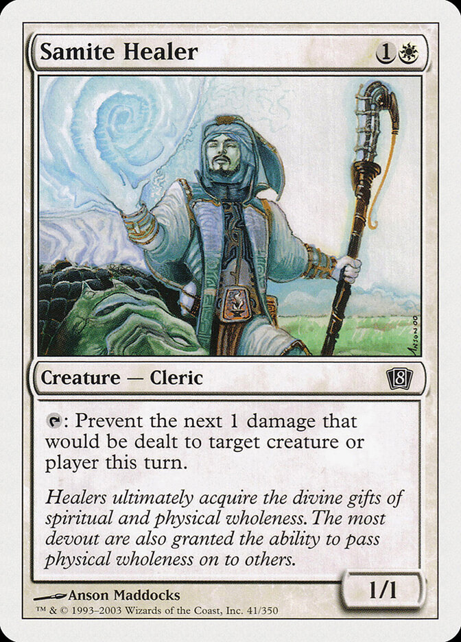 Samite Healer card front