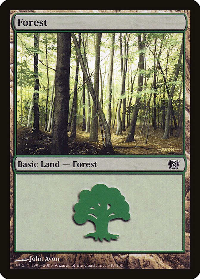 Forest card front