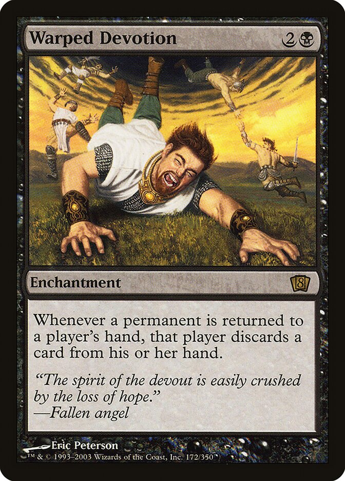 Warped Devotion card front