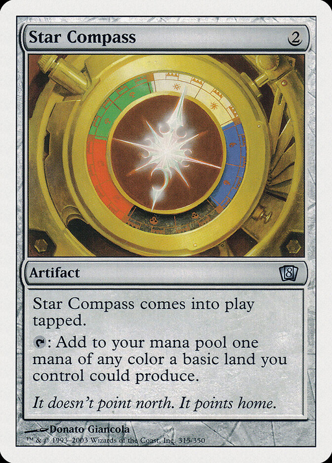 Star Compass card front