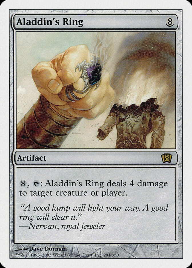 Aladdin's Ring card front