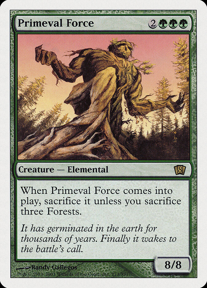 Primeval Force card front