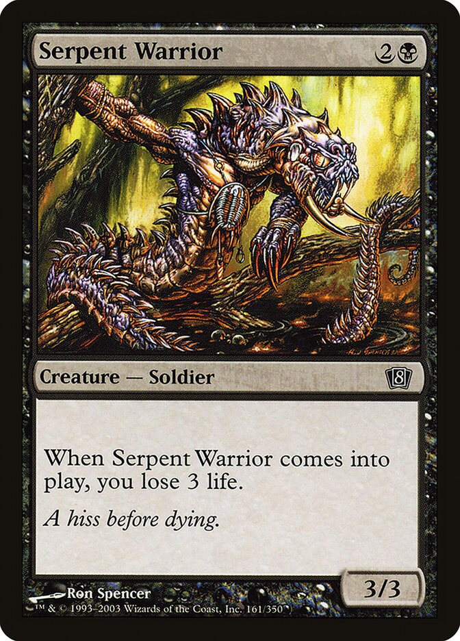 Serpent Warrior card front