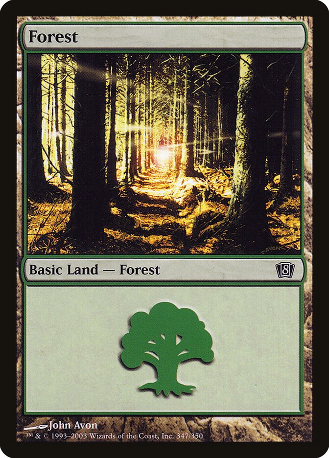 Forest card front