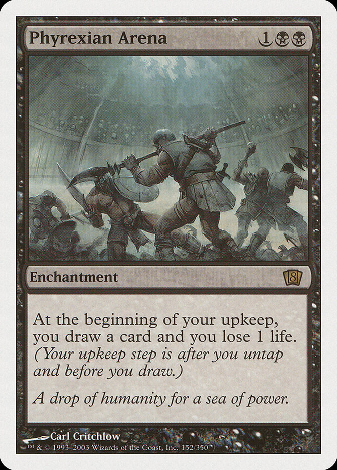 Phyrexian Arena card front