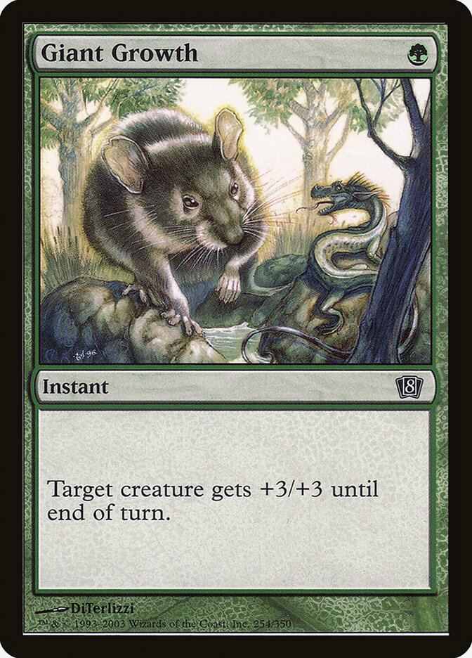 Giant Growth card front