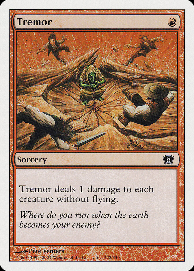 Tremor card front