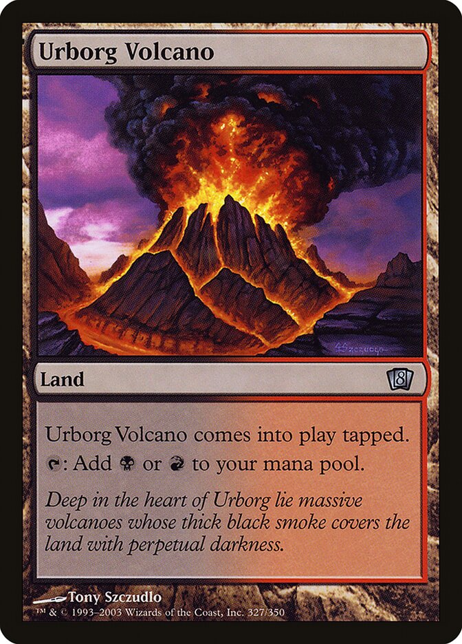 Urborg Volcano card front