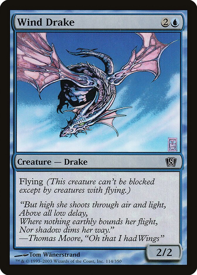 Wind Drake card front