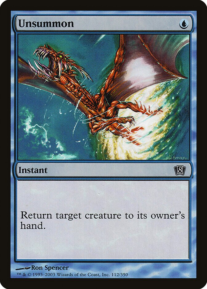 Unsummon card front