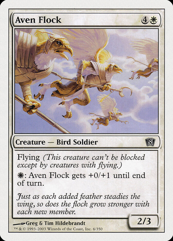 Aven Flock card front