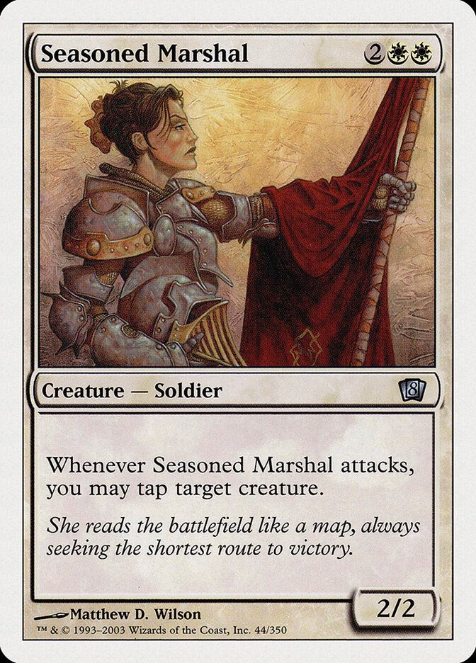 Seasoned Marshal card front