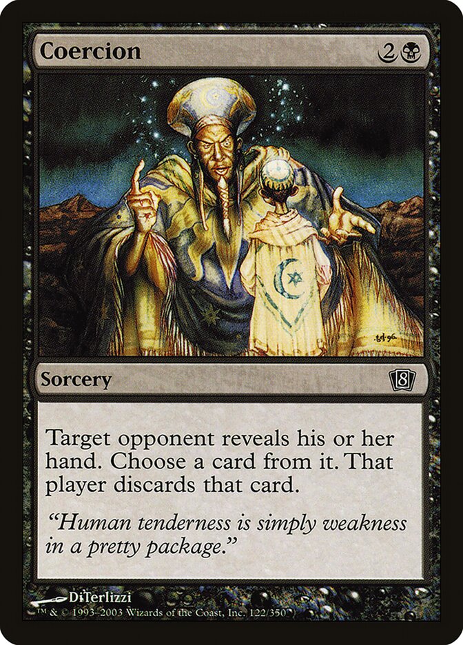 Coercion card front