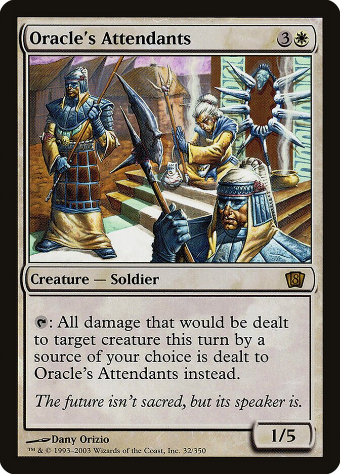 Oracle's Attendants card front
