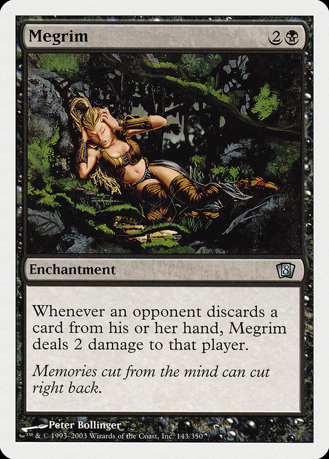 Megrim card front