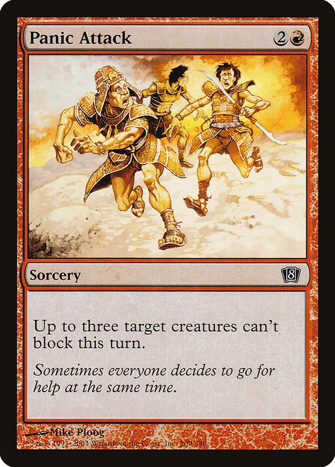 Panic Attack card front