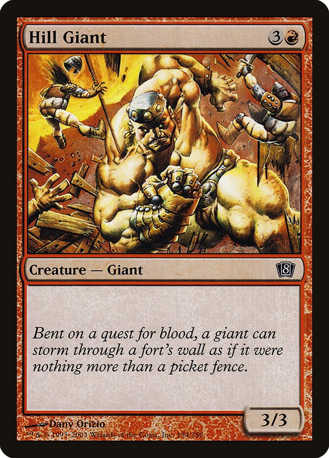 Hill Giant card front
