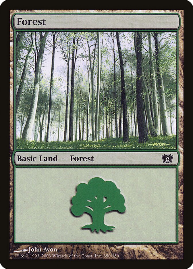 Forest card front
