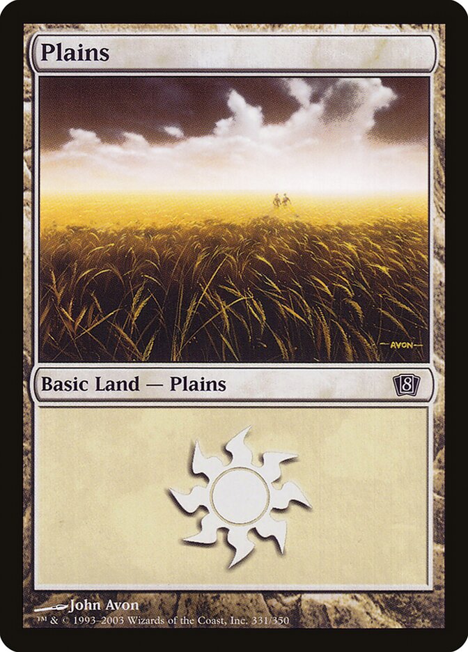 Plains card front