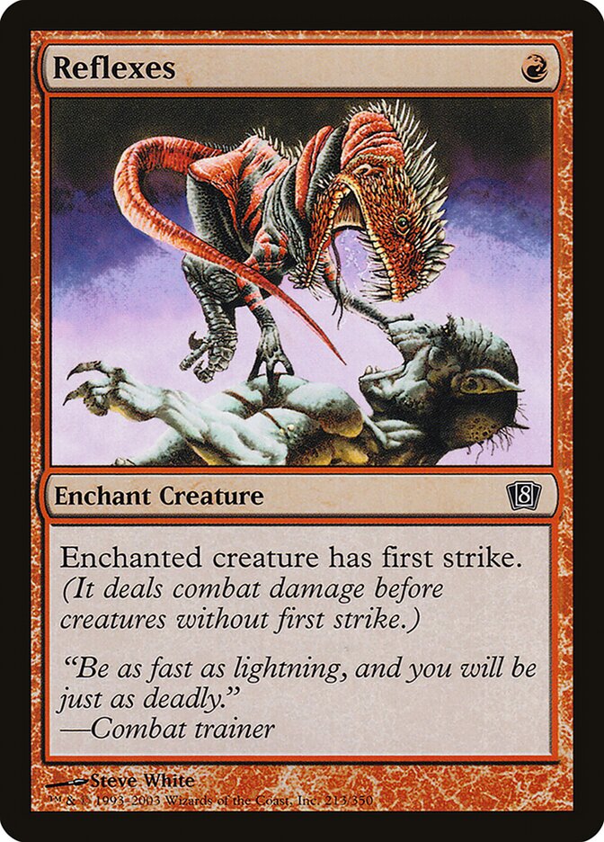Reflexes card front