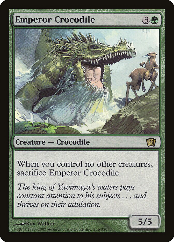 Emperor Crocodile card front
