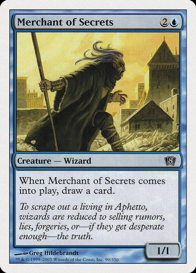 Merchant of Secrets card front