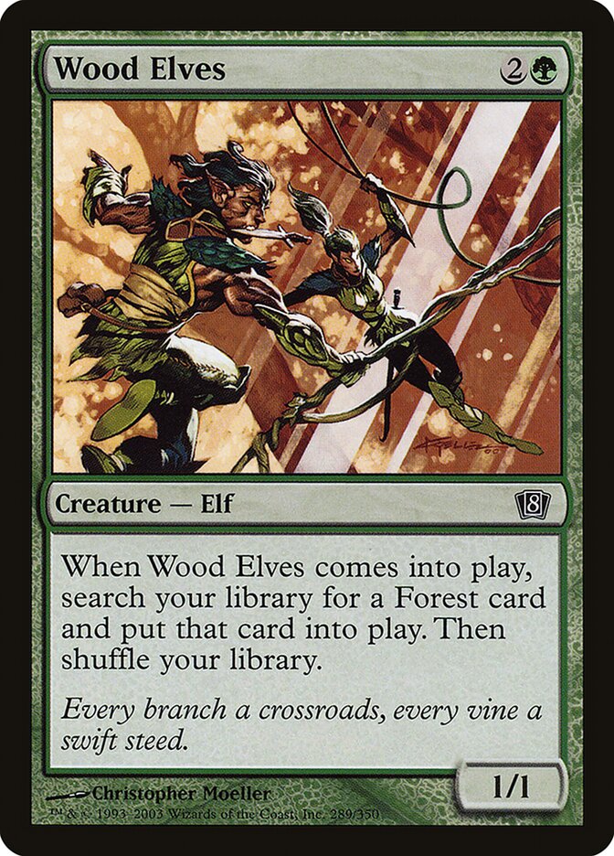 Wood Elves card front