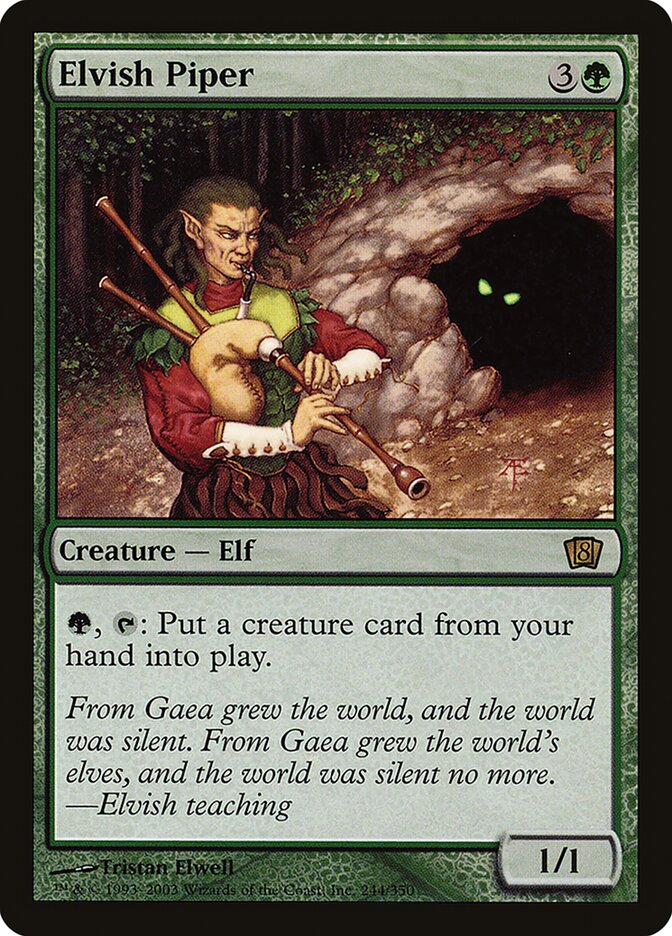 Elvish Piper card front