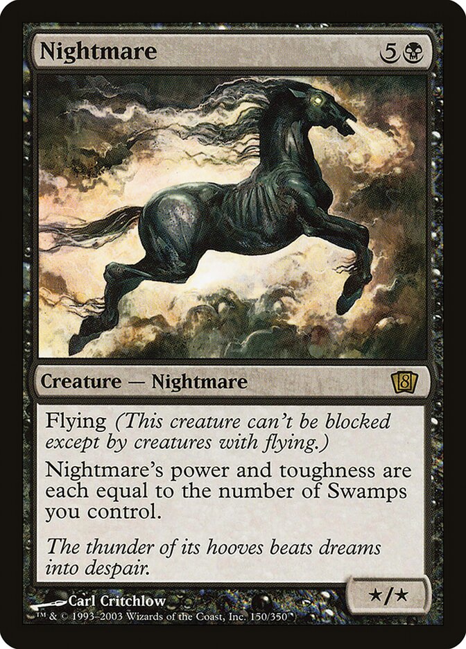 Nightmare card front