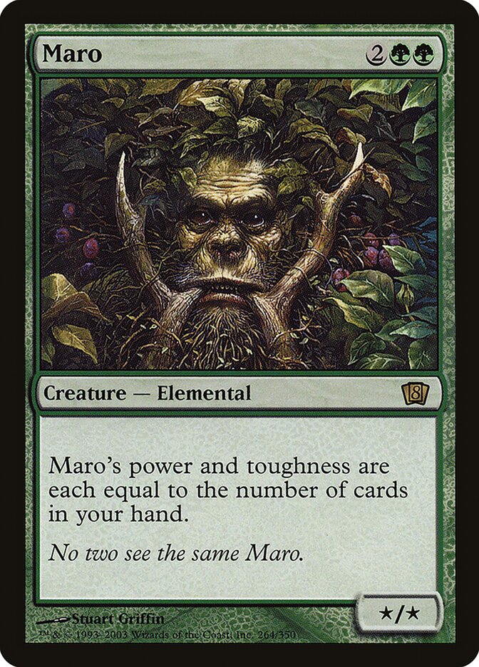 Maro card front