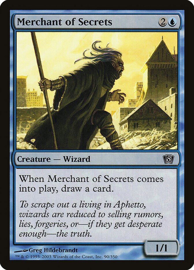 Merchant of Secrets card front