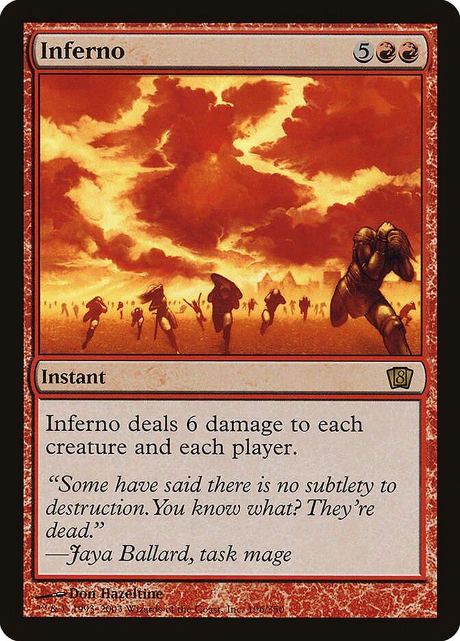 Inferno card front