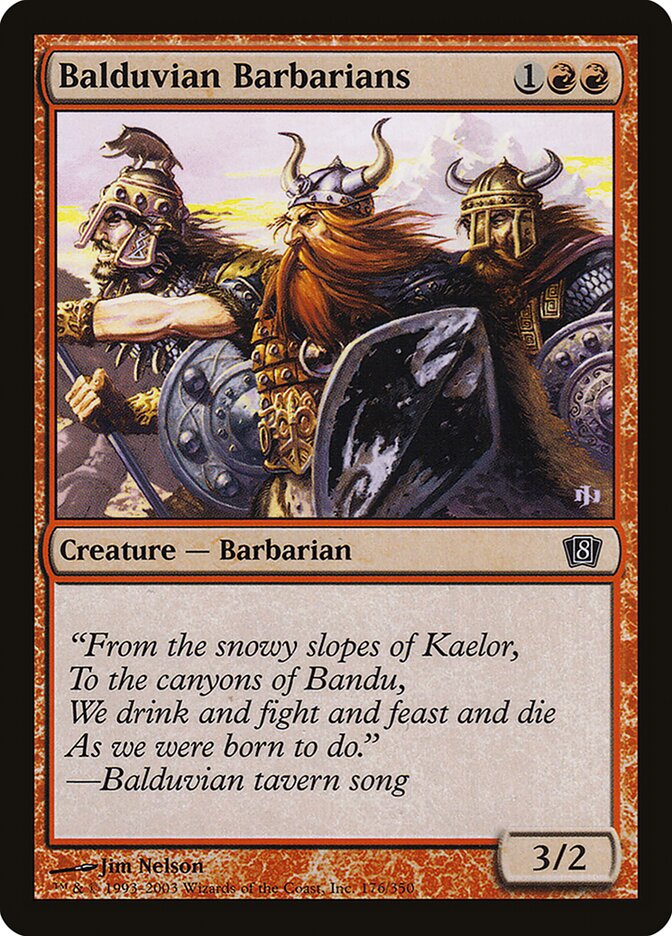 Balduvian Barbarians card front
