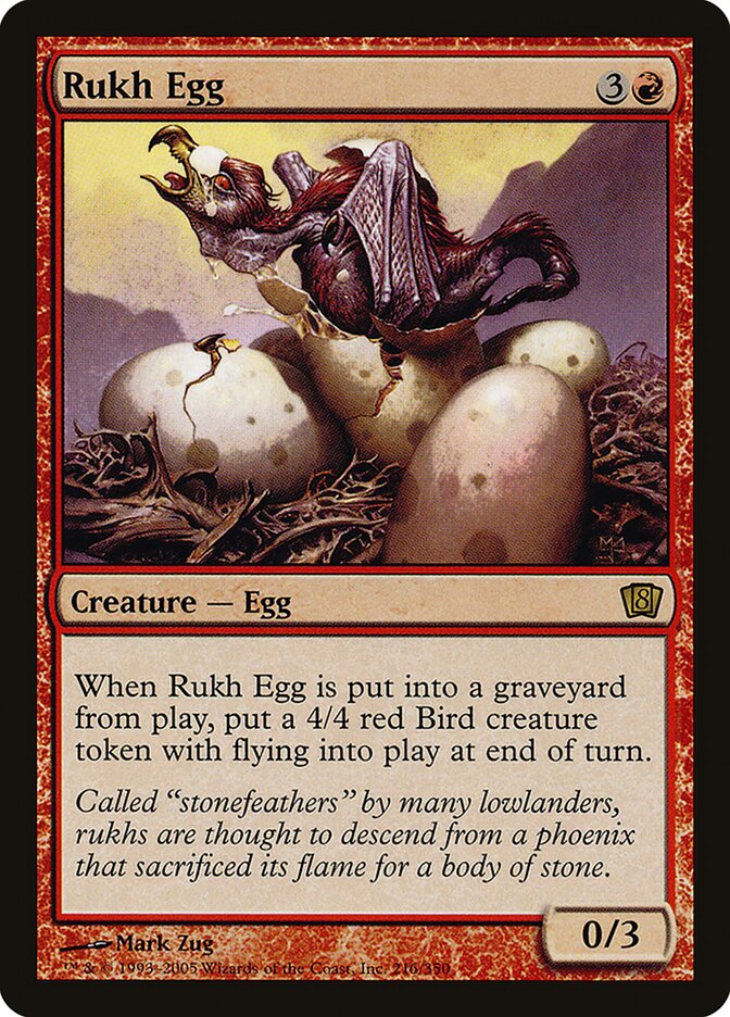 Rukh Egg card front