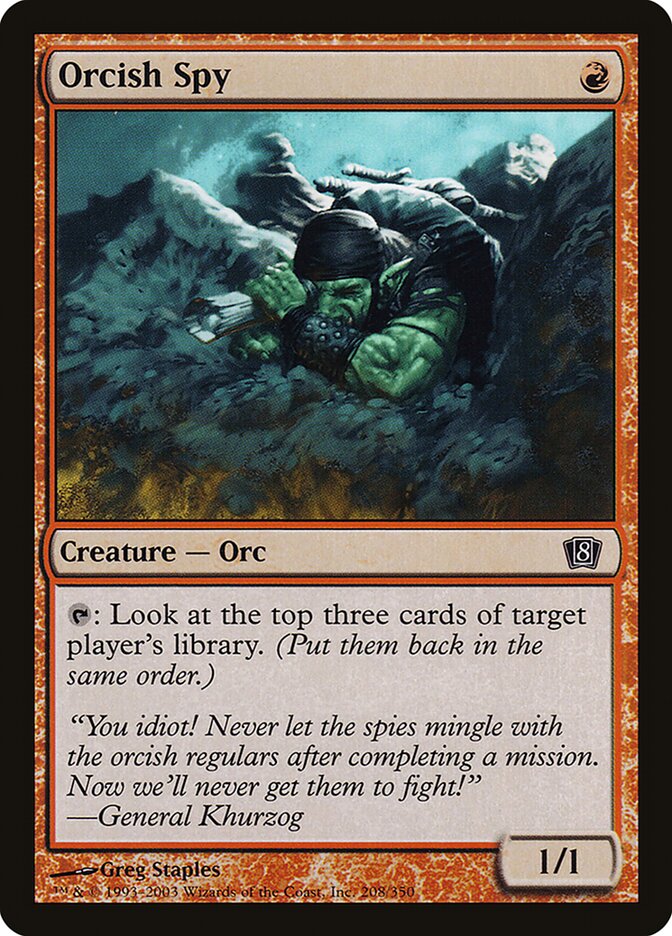 Orcish Spy card front