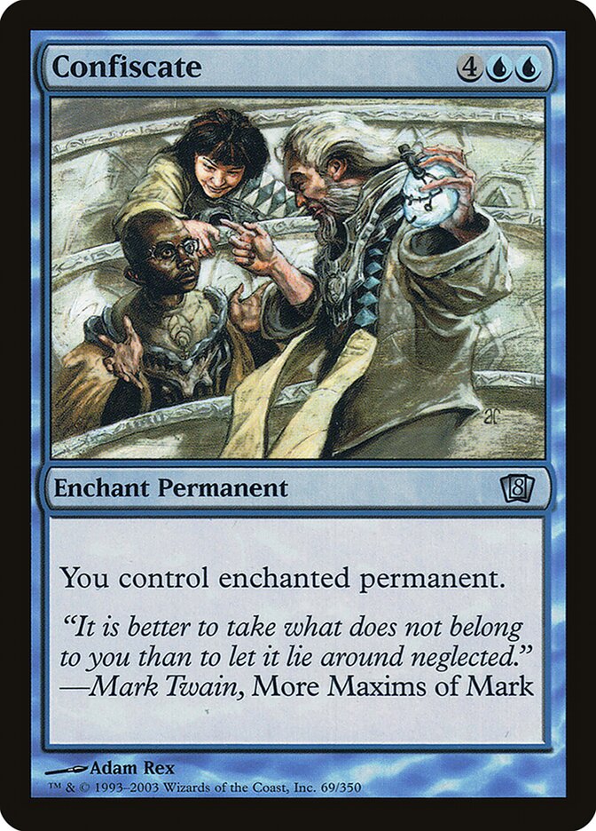 Confiscate card front