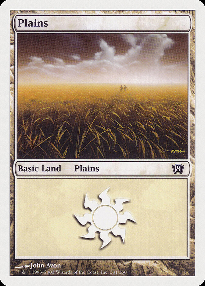 Plains card front