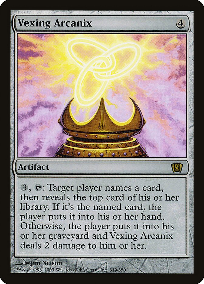 Vexing Arcanix card front